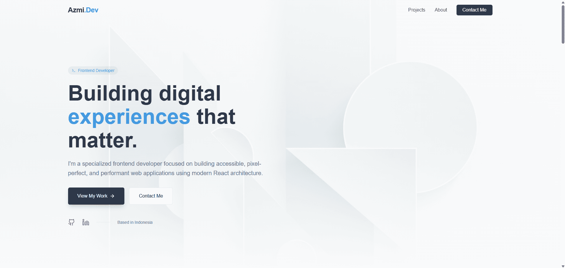 Personal Portfolio V1